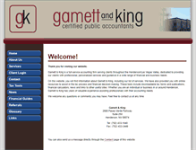 Tablet Screenshot of gamettandking.com